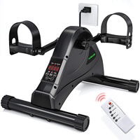 Vélo d'exercice électrique portable sous le bureau pour personnes âgées, pour la récupération des muscles des jambes et des bras, en matériau ABS