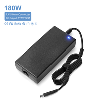 Cargador de Alta Potencia para Portátil de 19.5V 9.23A 180W, Conector de Barril de 7.4x5.0mm, Compatible con Portátiles para Juegos Dell Serie G Alienware 15/17