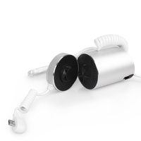 Support de sécurité antivol pour téléphones portables et smartphones, en ABS et alliage d'aluminium, pour présentation sur comptoir, avec support pour télécommande et résistant à l'eau