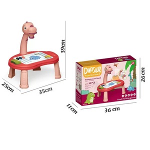 Otros Juguetes Educativos de Aprendizaje, Escritorio de Escritura Borrable, Pizarra de Dibujo para Niños, Proyector de Luz LED con Cabeza de Dinosaurio, Mesa de Dibujo - Product Image 4