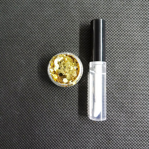 Fard à paupières à paillettes, 10g, gel cosmétique, pour visage et corps, sans logo - Product Image 2
