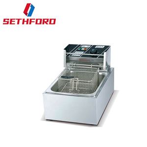 Freidora eléctrica de <span class=keywords><strong>6</strong></span> + 6L con cestas, doble tanque comercial, venta directa de fábrica - Product Image 2