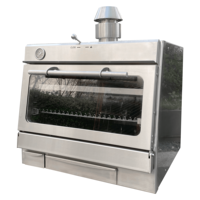 Grill commercial à charbon de bois robuste pour hôtels, restaurants et lieux d'événements Équipement de barbecue essentiel pour la restauration et la cuisine