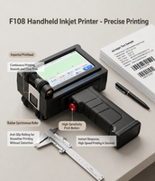 Machine de marquage à jet d'encre portable à prix abordable pour le codage de la date, le marquage de codes de lot et de codes QR, et l'impression de logos sur boîtes et bouteilles