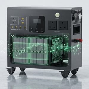 สถานีพลังงานแสงอาทิตย์ไฮบริด AC ซีรีส์ HY ความจุสูง พร้อมระบบจ่ายไฟ Pure Sine Wave สำหรับใช้กับระบบกักเก็บพลังงานภายในบ้าน - Product Image 5