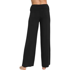 Pantalones de Pijama de Viscosa de Bambú para Mujer al por Mayor, Pierna Ancha, Tallas Grandes, Pantalones de Yoga Frescos para Descansar, S-4X - Product Image 2
