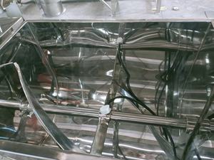 Mélangeur industriel en forme de bac pour poudre à pain Type de rainure Granule Particule Farine Mélangeur Moteur Boîte de vitesses Séchage supplémentaire - Product Image 6