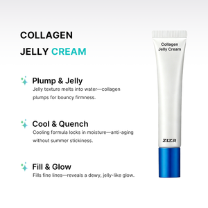 ครีมเจลลี่คอลลาเจนผสม DNA แซลมอน PDRN 5,000ppm ออร์แกนิค วีแกน บำรุงผิวหน้า ช่วยเติมความชุ่มชื้น กระชับผิว ปรับสีผิวให้สม่ำเสมอ เหมาะสำหรับทุกสภาพผิว - Product Image 2