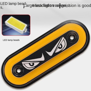 Feux latéraux LED Devil Eye pour <span class=keywords><strong>semi</strong></span>-remorque de camion transfrontalier, 21 LED, clignotant lumineux long, cinq couleurs - Product Image 2