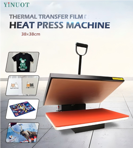 Economic Electric New Manual Open Type Household Heat Press Machine 1800W 0-299 TH38x38CM Garment Heat Transfer Machine