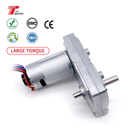 100mm düz şanzıman 4Nm 12 volt elektrikli küçük dc 555PM motor tekerlekli sandalye için