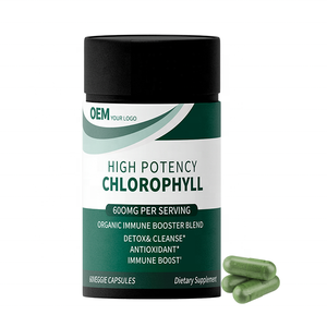 Suplemento alimenticio de venta caliente para bajar de peso, clorofila de sodio y cobre, desintoxicante natural, cápsulas de clorofila de sodio y cobre. - Product Image 1