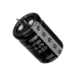 ตัวเก็บประจุแบบมีช่องใส่560 uF ฝาปิดสารส้ม560 uF 20% 200V แบบ SLP561M200C5P3 - Product Image 1