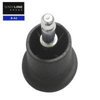 Roulettes fixes modernes en nylon pour chaises de bureau, capacité de charge 50 kg, certifiées SGS, pour hôpitaux et écoles, vente en gros