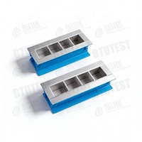 Moldes para Cubos de Hormigón de Acero BTUTEST, 4 Cavidades, Alta Precisión, Protección IP65