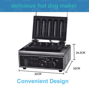 Gaufrier en acier inoxydable <span class=keywords><strong>à</strong></span> presser les hot dogs farcis <span class=keywords><strong>à</strong></span> prix compétitif Gaufrier commercial de grande capacité - Product Image 3