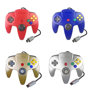 Gioco colorato porta porta porta USB filo Joystick per <span class=keywords><strong>N64</strong></span> GamePad per Nintendo 64 <span class=keywords><strong>Controller</strong></span> di gioco Manette JoyPad - Product Image 4