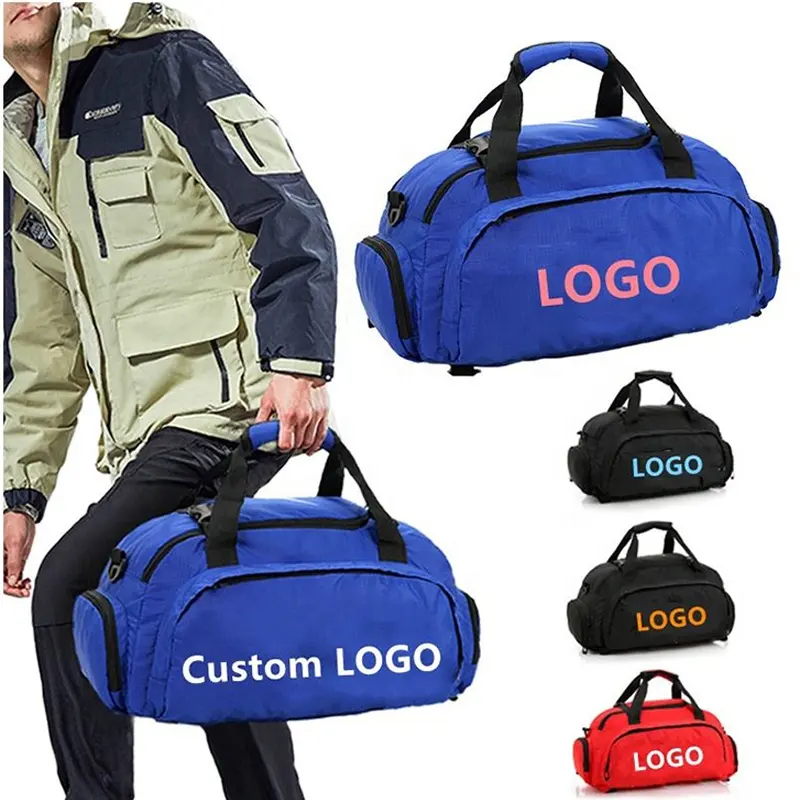 Custom Logo Hoge Kwaliteit Duurzame Outdoor Workout Sport Reizen Training Gym Tote Duffle Bag Fitness Yoga Tassen Voor Mannen Vrouwen