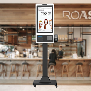 ตู้โชว์แบบ capacitive ตู้ชำระเงินด้วยตนเองสำหรับร้านอาหารตู้ติดผนังตู้ชำระเงินเอทีเอ็มจอภาพ LCD - Product Image 6