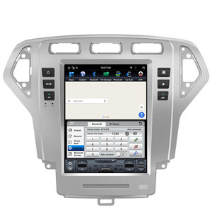 Android 11 Cho Ford Fusion Mondeo Cho 2007-2010 Tesla Phong Cách Màn Hình Cảm Ứng Lớn Máy Nghe Nhạc Đa Phương Tiện 128G Cho Xe Hơi Thiết Bị Đầu Radio GPS - Product Image 2