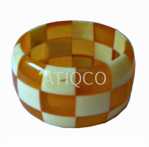 Elegant Indian Yellow & <b>Black</b> Resin Fashion Bangle Wide Bangles for <b>Women</b> and Girls - Product Image 2