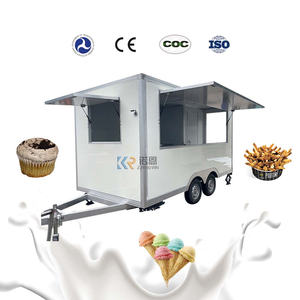 Online Recommend Mini Food Truck Trailer Donut Modern Food Cart for Sale Thailand - Product Image 5