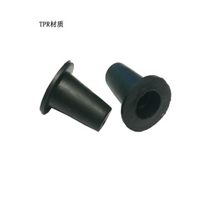 Tapón de Plástico TPR Negro Cónico para Tubos de Muebles HZ9240 - Product Image 2