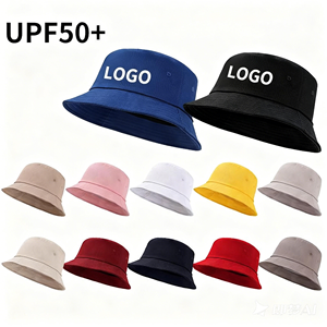 Sombreros de Pescador Personalizados de Algodón Estampado Sólido al por Mayor con Logotipo Bordado, Gorras de Pescador Lisas de Ala Ancha, Sombreros Casuales Lisos - Product Image 1