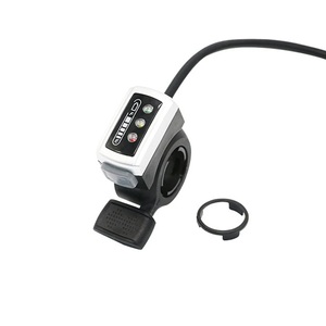 Accélérateur à pouce 36V 48V 106DX pour vélo électrique et trottinette avec interrupteur et indicateur de batterie - Product Image 1