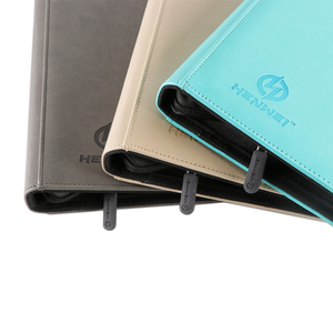 Custom Logo 12 Pocket Trading Filing Holo Leather Card Products A3 A4 <strong>A5</strong> A6 Ring <strong>Binder</strong> - Product Image 5