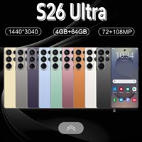 Nouveau Smartphone Global S26 Ultra 5G, 16 Go de RAM, 1 To de Stockage, Appareil Photo, Téléphone Mobile Android Débloqué avec Face ID, Empreinte Digitale, Double SIM