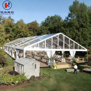 Grande Tenda di Lusso per Matrimoni, Gazebo Personalizzato in Alluminio e Vetro per Eventi e Feste all'Aperto - Product Image 5