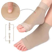 Chaussettes en silicone taille unique avec protection du talon SEBS Anti-Dry Crack Cheville Gel Respirant Nylon pour Hommes Femmes Running Sports