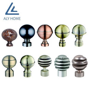 High Quality Extensible Pole Varied <strong>Curtain</strong> Rod <strong>Finial</strong> for <strong>Curtain</strong> Rods Sets - Product Image 6