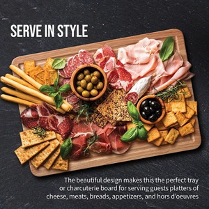 <b>Wooden</b> Cutting Board 50.8x35.5x2cm Rectangle Grooved Kitchen Chopping <b>Block</b> - Product Image 3