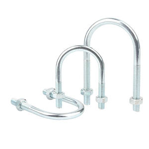 Collier de serrage en forme de U galvanisé en acier inoxydable/acier au carbone Diverses spécifications <span class=keywords><strong>Fixation</strong></span> de montage de pipeline - Product Image 1