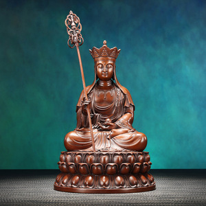 รูปปั้นพระคุศติการ์บาห์ทองสัมฤทธิ์ทองแดง งานฝีมือประดับตกแต่งบ้าน ห้องนั่งเล่น - Product Image 1