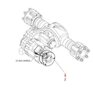 Freno electromagnético para montacargas eléctrico Bobcat Doosan 130104-00593 con rodamiento de bolas metálico, nuevo - Product Image 1