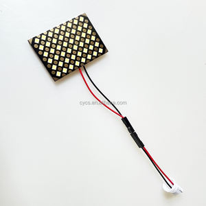 12V 화이트 48SMD T10 LED 꽃줄 조명 자동 패널 인테리어 독서 램프 자동차 돔 조명 액세서리 돔 조명 어셈블리 - Product Image 5