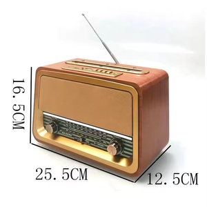 Vofull <span class=keywords><strong>Radio</strong></span> de Madera con Esfera Giratoria, Bajo Fuerte, FM, AM, Southwestern, Retro, Vintage, de Mesa, de Estilo Vintage, con Esfera - Product Image 5