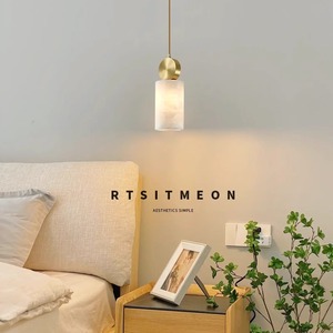 Modern Minimalist Pendant <b>Light</b> Gold Cylinder LED E27 <b>Chandelier</b> For Restaurant Bar Decor - Product Image 2