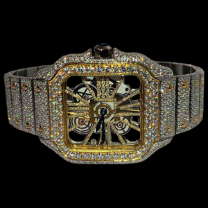 Indian Exporter Custom Logo Moissanite Diamond Quartz <b>Watch</b> OEM ODM Luxury Wristwatch Manufacturer Supply Available <b>For</b> Sale - Product Image 4