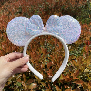 Fascia per capelli da festa con fiocco e fermaglio, accessorio per capelli con orecchie di <span class=keywords><strong>Topolino</strong></span> da sogno per bambini o adulti, carino. Accessori e Articoli per Feste. - Product Image 4