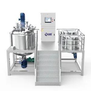 Zhitong Industrial Chemical Cosmetic Liquid Mixer Detergent Heated Mixing Reactor Mixing Tank With Agitator Blender From ZT