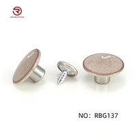 Boutons en laiton antique personnalisés, rivets métalliques de haute qualité, technique de placage, gaufrés, certifiés GRS, logo gravé sur mesure, écologiques