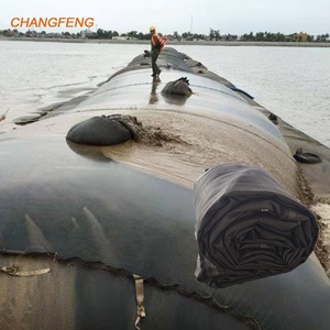 침식 방지 모래 슬러지 geobag 탈수 PP 짠 600g/sqm 해안 보호를위한 지오텍 스타일 지오 튜브 - Product Image 3