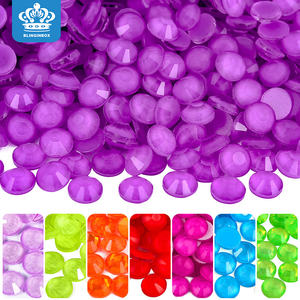 Blinginbox néon Fluorescence strass gros personnaliser SS6-SS30 Flatback strass pierres de cristal pour la fabrication de bijoux - Product Image 1
