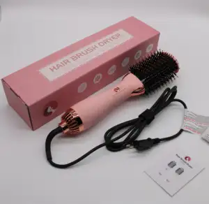 Professional Hot Air Brush Hair Dryer Brush Straightener Hot Comb Cabello Portable Styling Tools Appliances