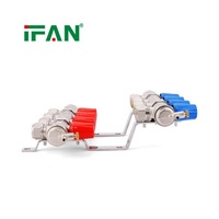 IFAN Promotion DN25*3/4" Collecteur PEX 2-8 Voies pour Chauffage Radiant au Sol Eau Froide/Chaude
