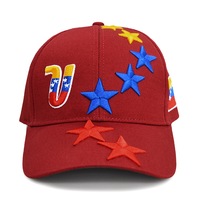 Chapeau de fête en polyester de haute qualité, motif Venezuela, impression numérique personnalisée, doux, tendance, pour mariages et événements